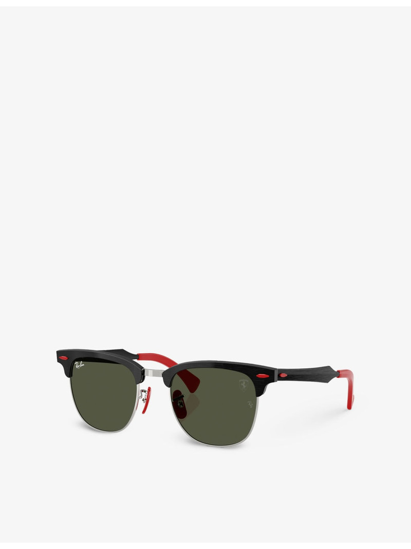 Ray-Ban RB3807M Scuderia Ferrari Collection Square-Frame Aluminium Sunglasses outlook