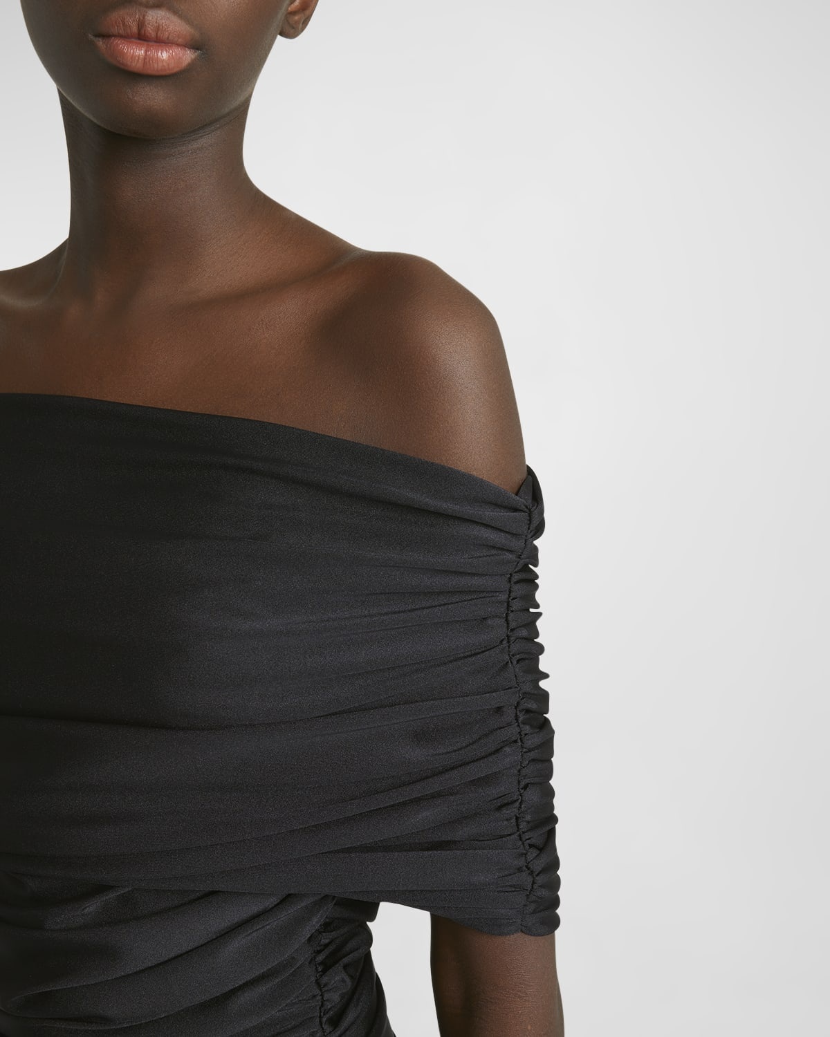 Ruched Off-The-Shoulder Dress - 5