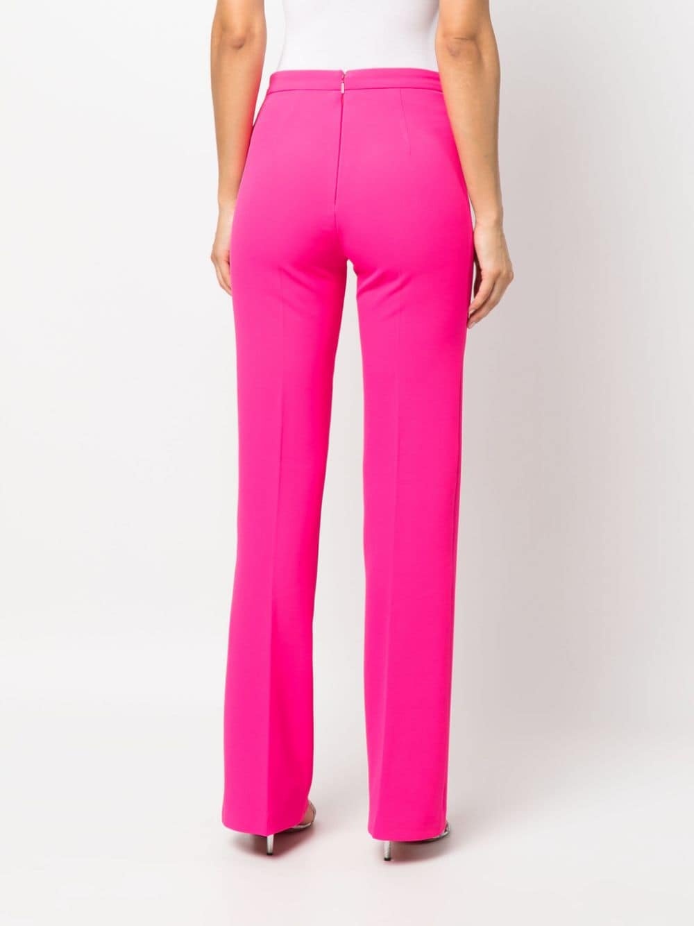 high-waisted tailored trousers - 4