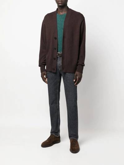 Etro logo-embossed slim-cut jeans outlook