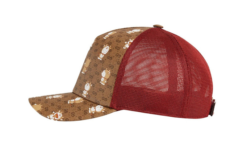 GUCCI Gucci x Doraemon Baseball Hat 'Cherry Monogram' 648845-4HACT-9774 outlook