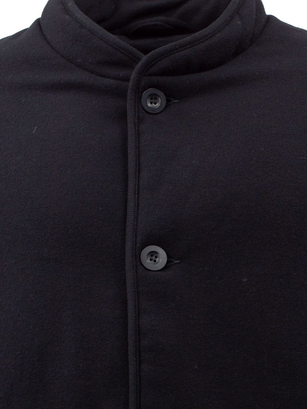 button-fastening collared jacket - 3