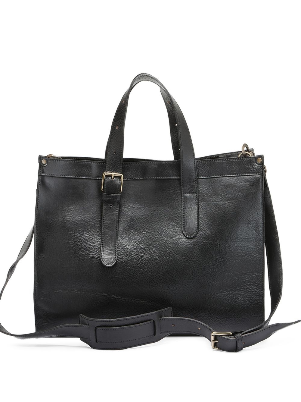 leather tote bag - 2