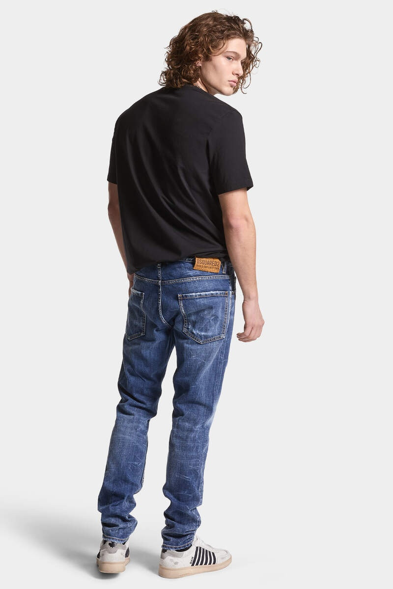MEDIUM REFLECTIVE LAKE WASH COOL GUY JEANS 4