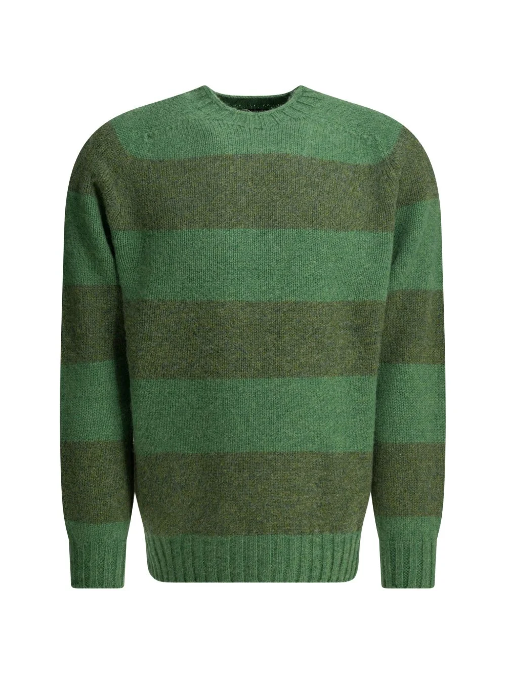 striped crew-neck sweater - 1