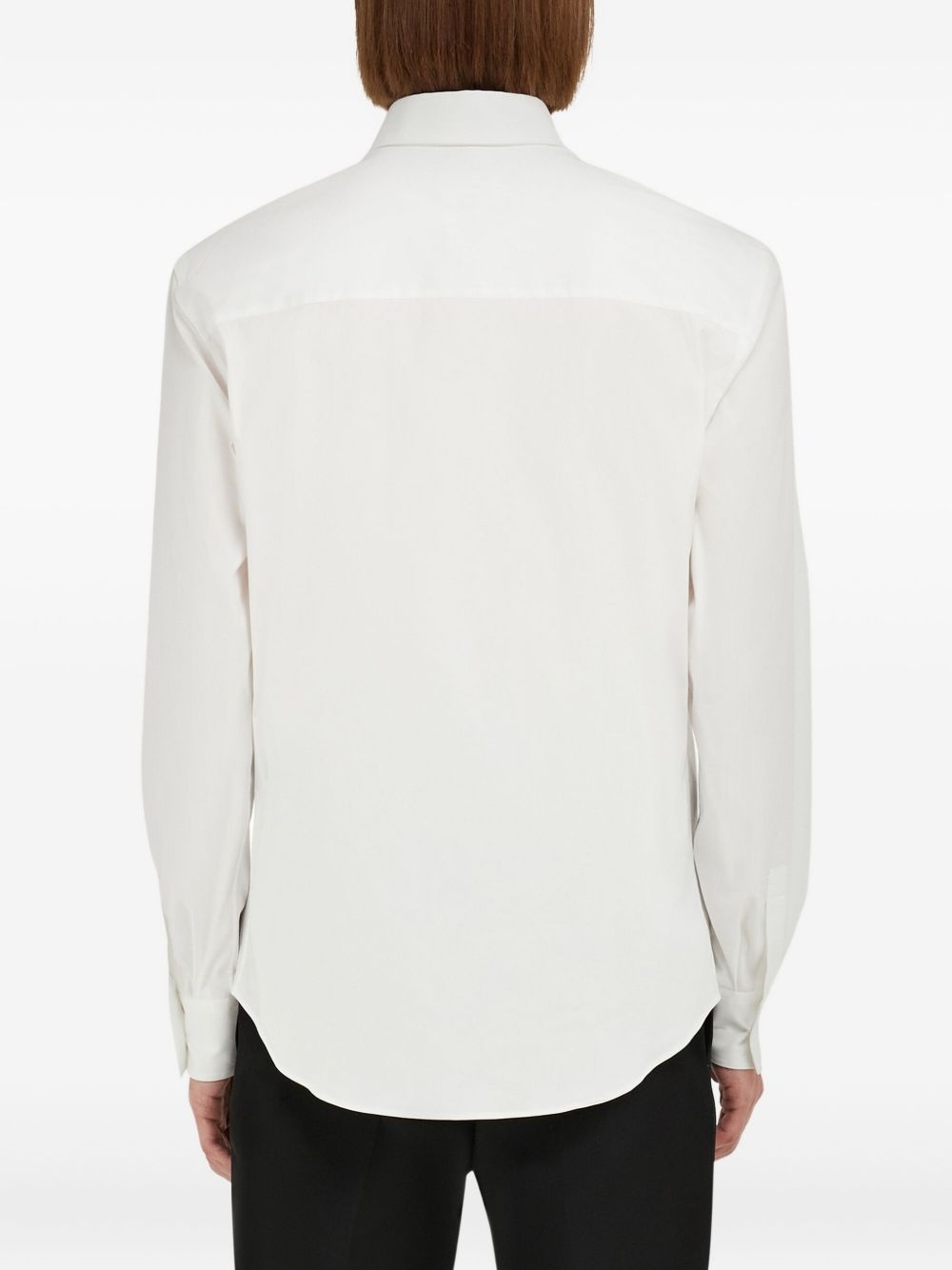F-embroidered shirt - 4