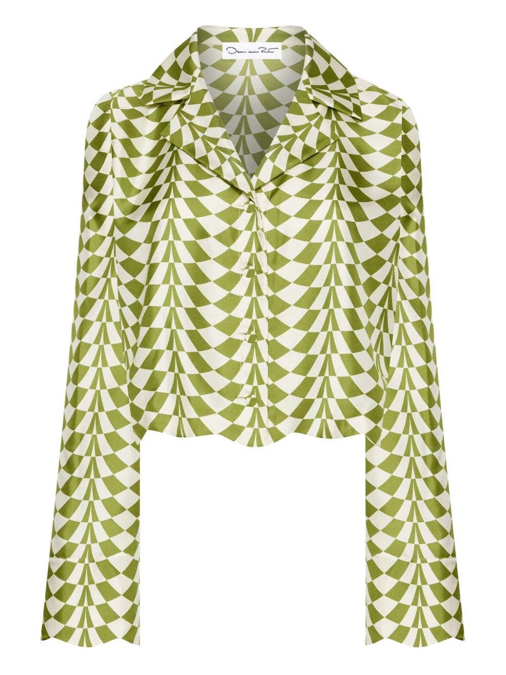 silk blouse - 1