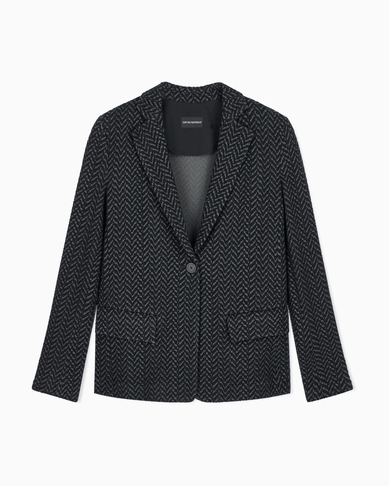 CHEVRON JACQUARD JERSEY JACKET SIGNATURE CAPSULE - 1