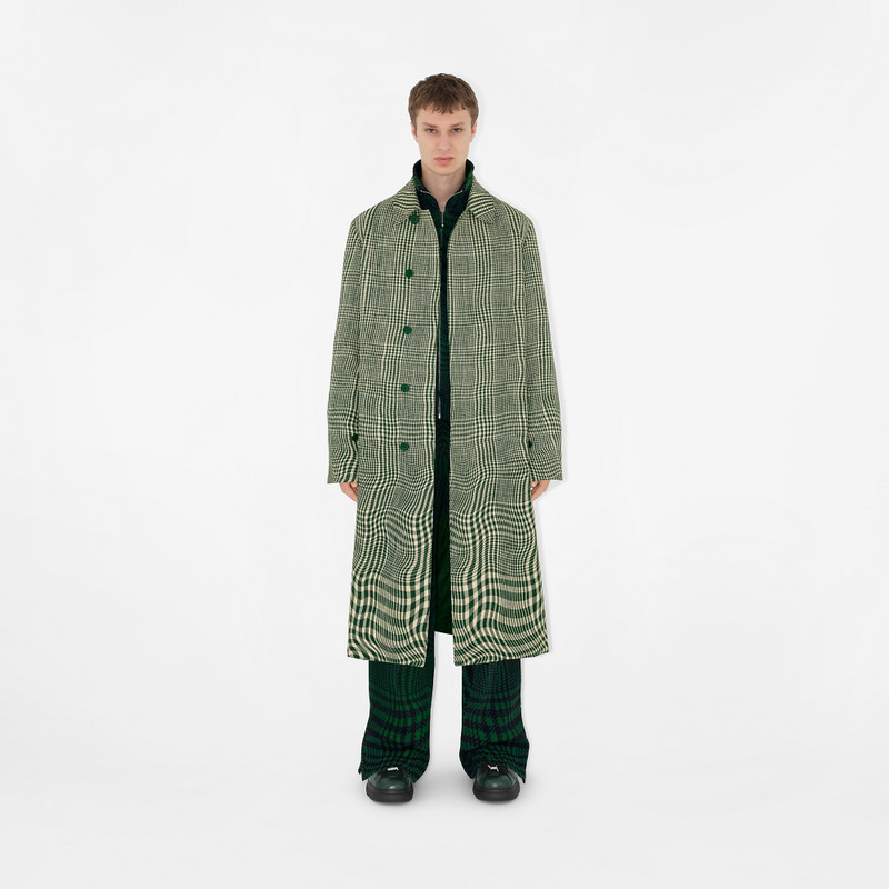 Burberry Warped Houndstooth Nylon Blend Track Pants outlook