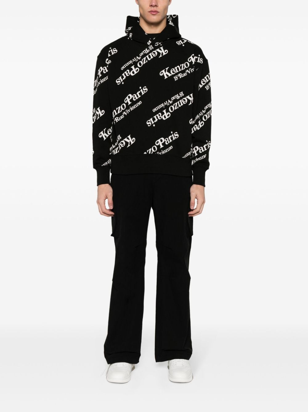 x Verdy printed "Black" hoodie - 2