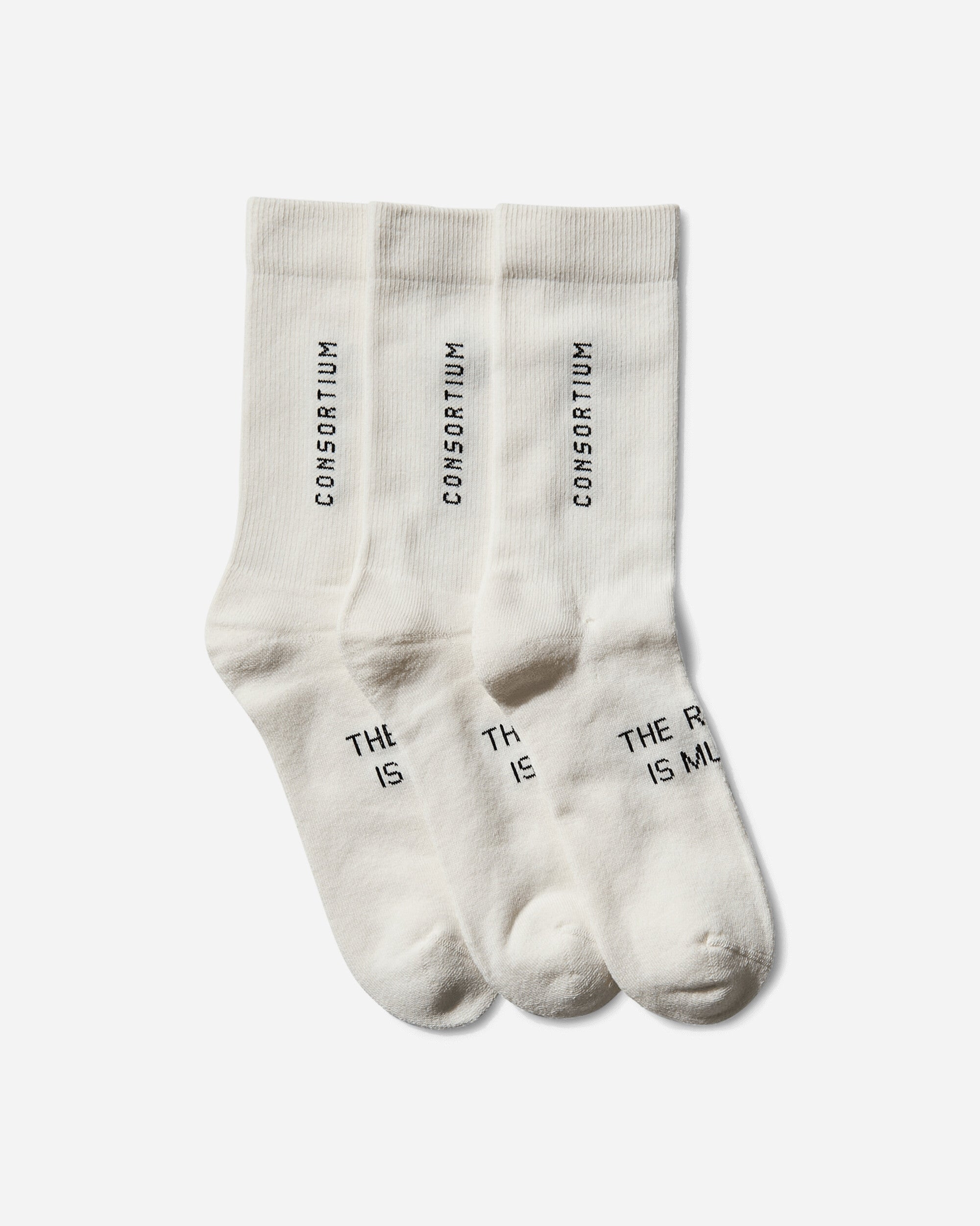 Consortium Socks Chalk White - 1