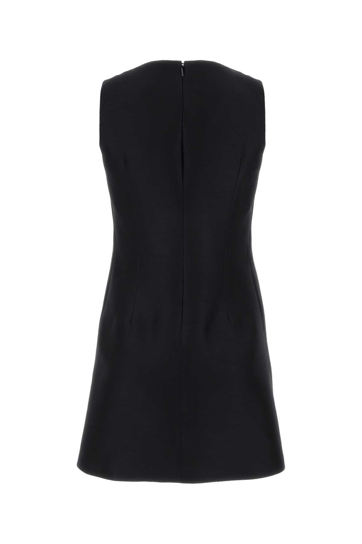 Versace Women Black Twill Mini Dress - 2