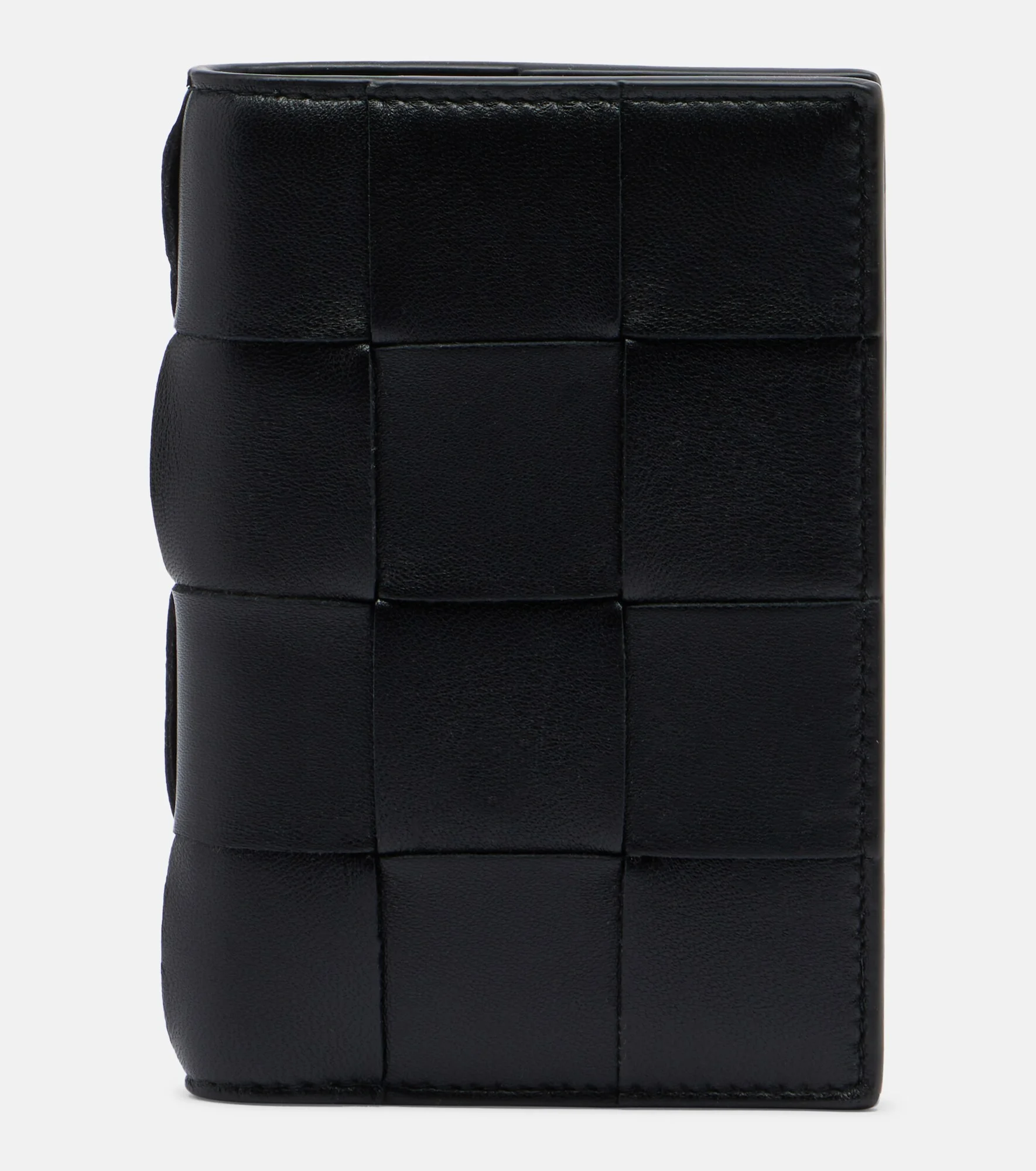 Intrecciato leather passport holder - 1
