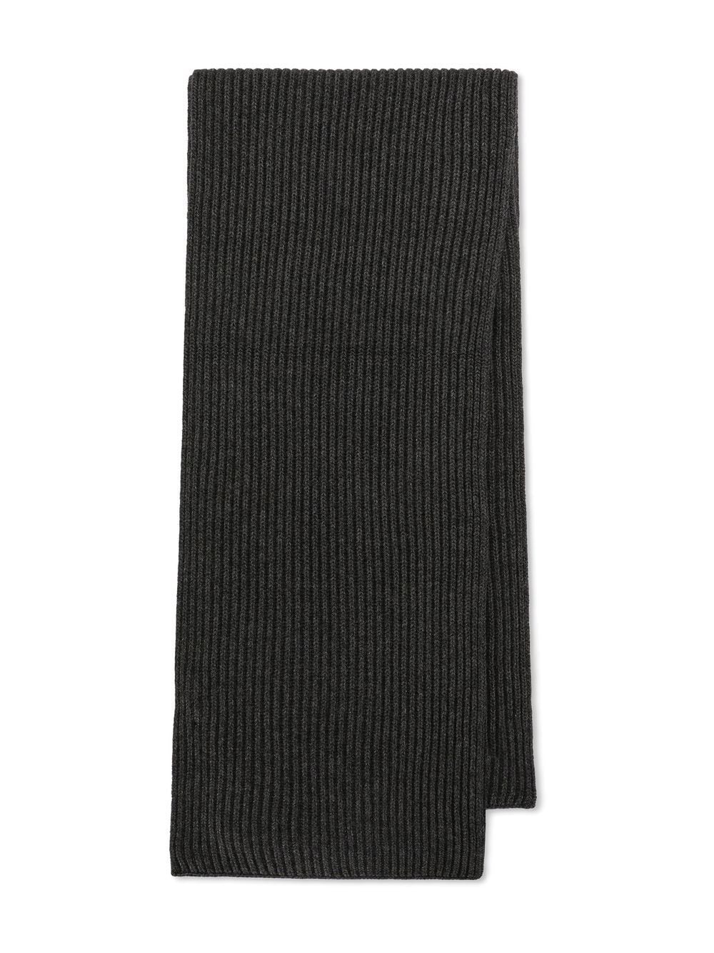 DG Essentials logo-patch knitted scarf - 3