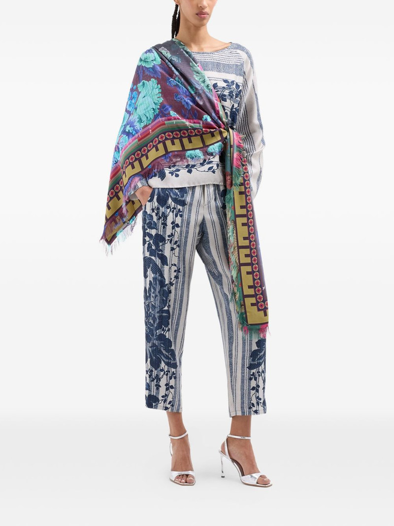 Aloe floral-print longsleeve blouse 3