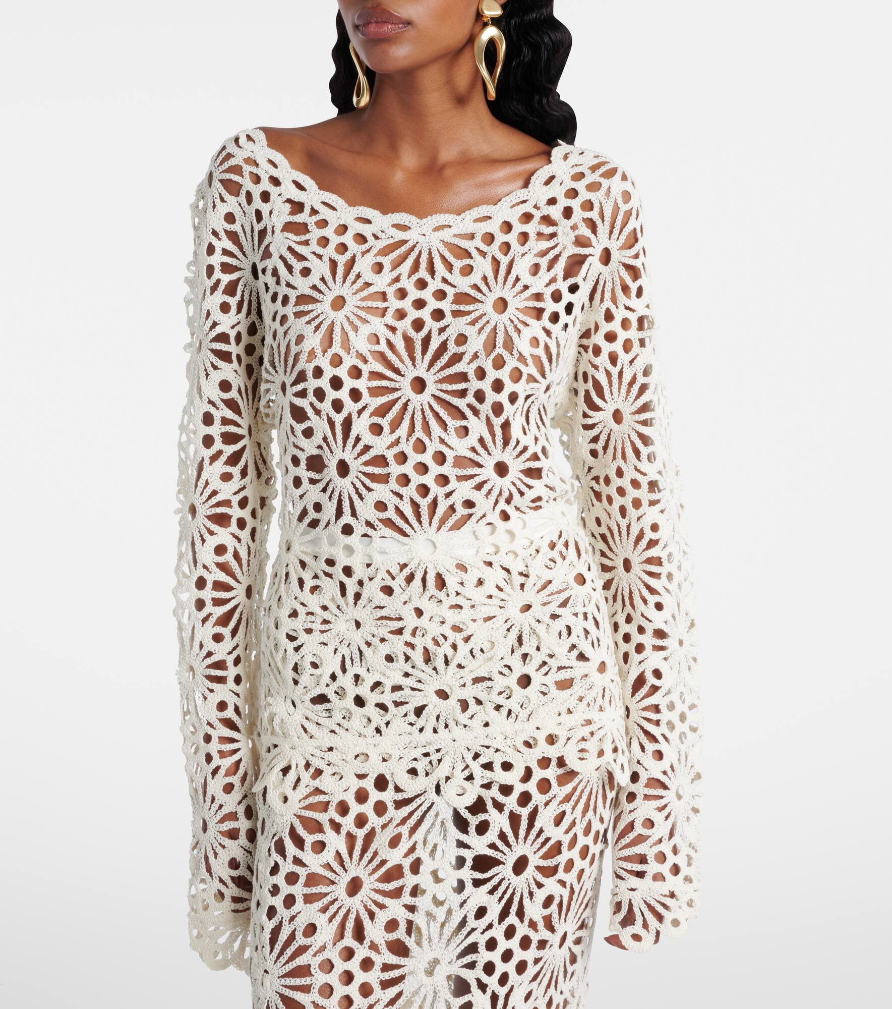Raglan floral lace top - 6