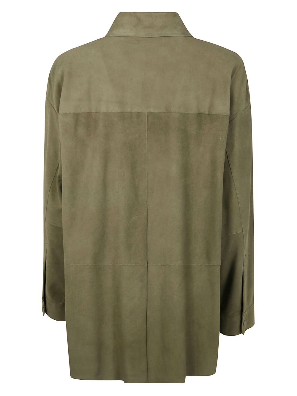 suede overshirt - 2