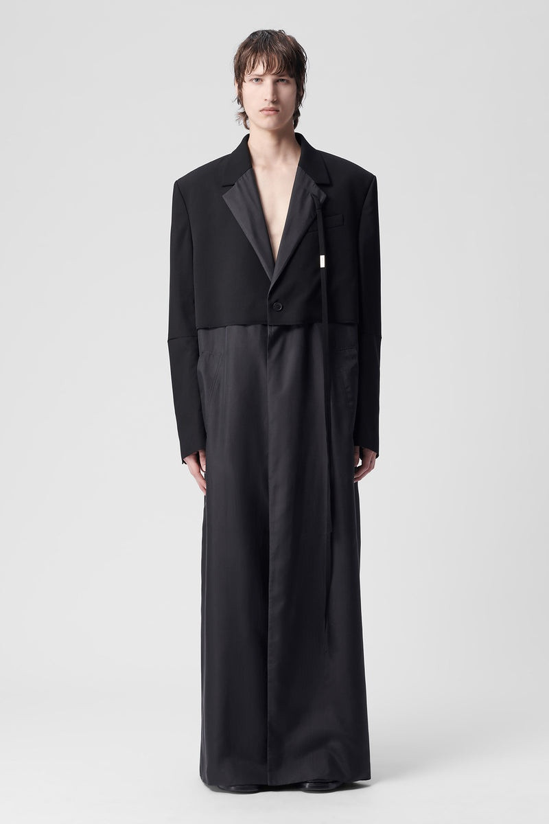 Gilliam X-Long Layered Trench Coat 1