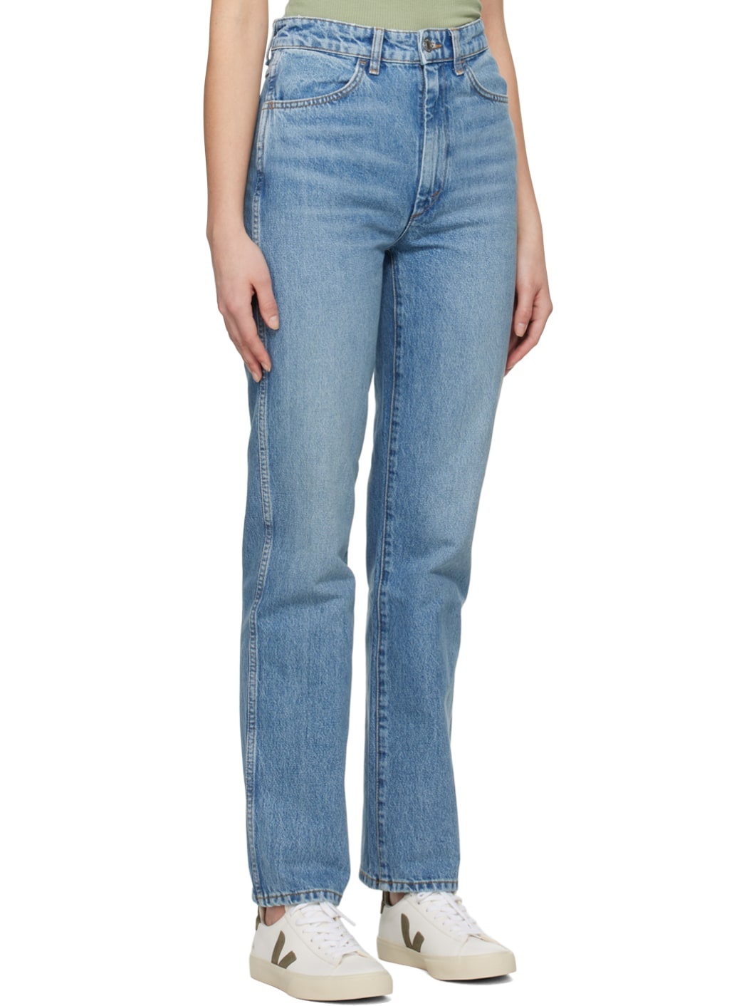 Blue 70s Cigarette Jeans - 2