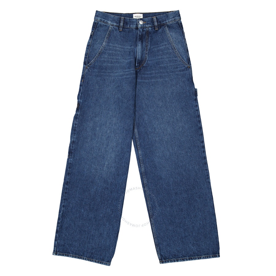Isabel Marant Etoile Solene Loose Fit Denim Jeans - 5