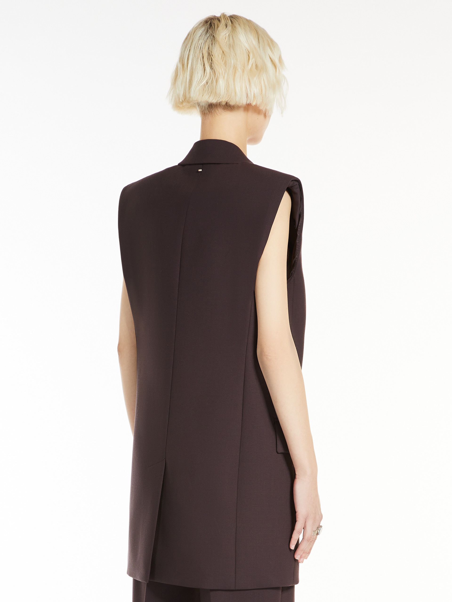 PARANA Sleeveless wool blazer - 4
