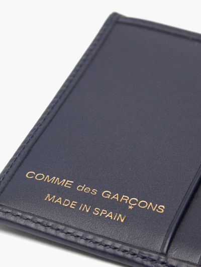 Comme Des Garçons Bi-fold leather wallet outlook