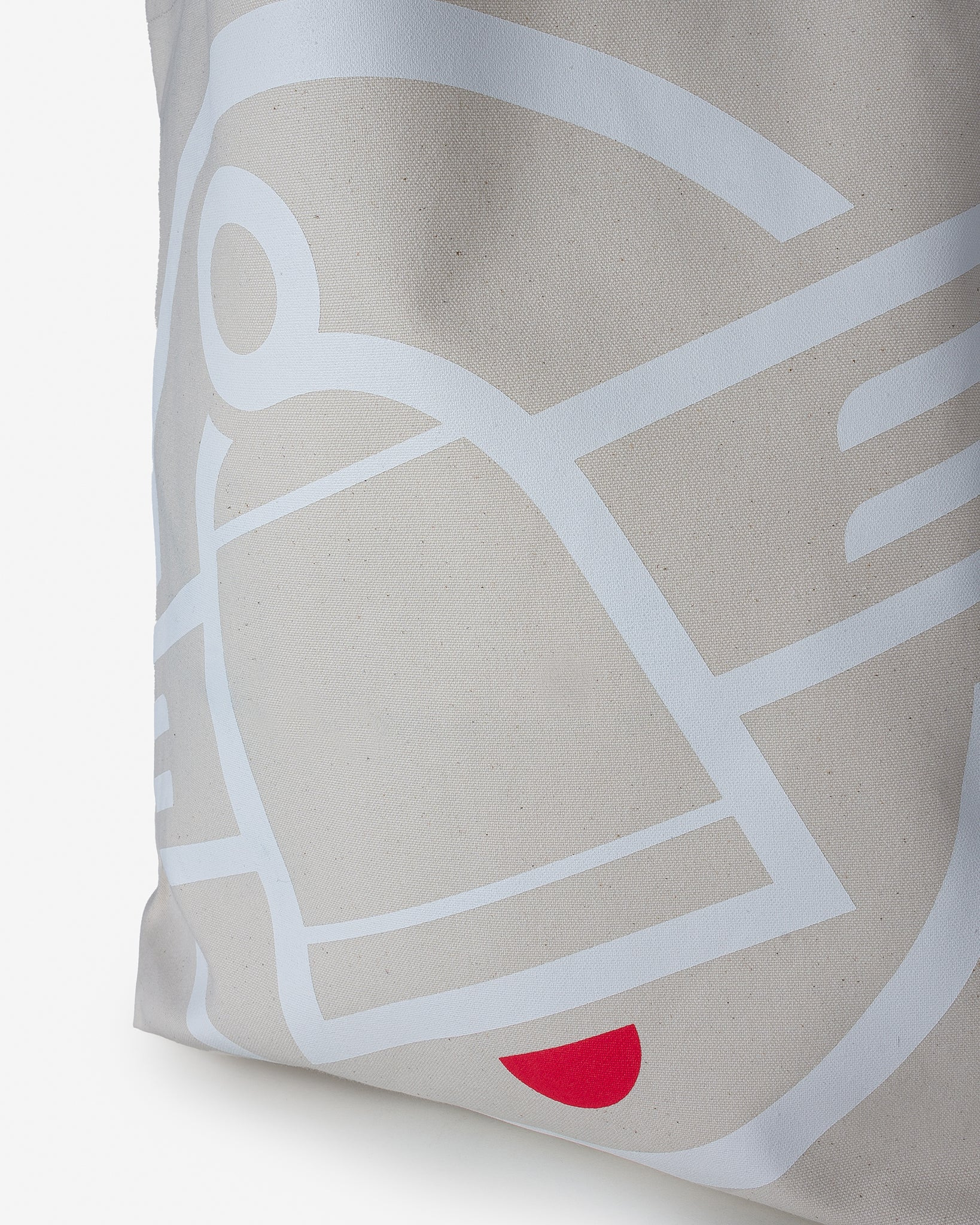 IH-TOTE-LOGO Printed Canvas Tote Bag - Iron Heart Logo Print - 6
