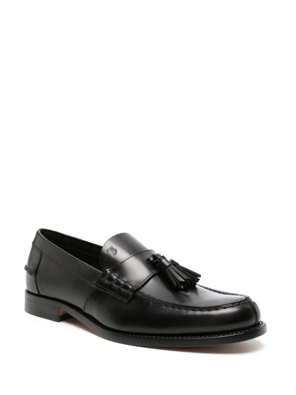 tassel-embellished leather loafers - 2