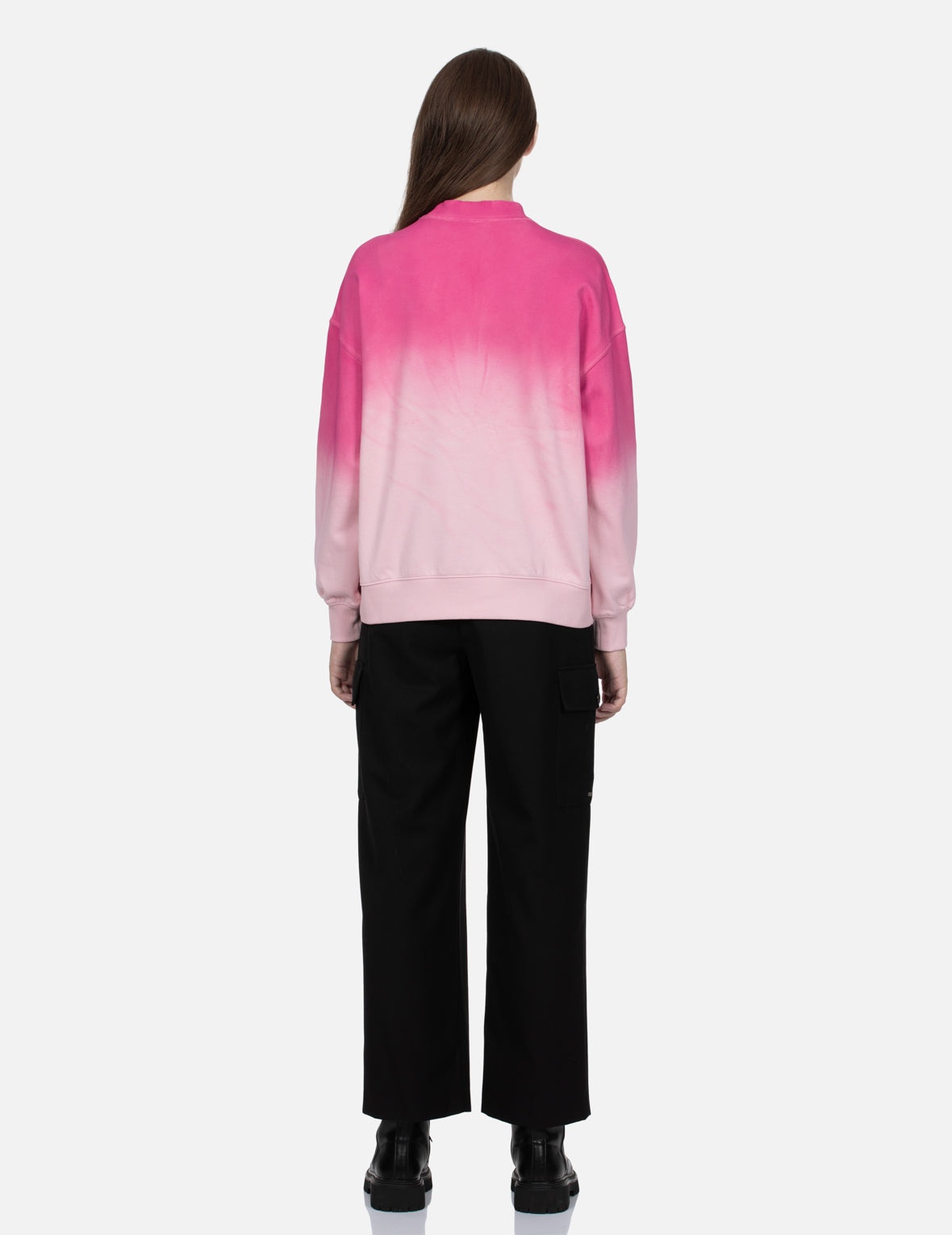 Hand Spray Effect Oversized Sweatshirt - 6