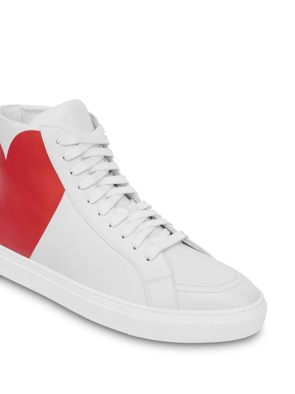 heart-print hi-top sneakers - 3