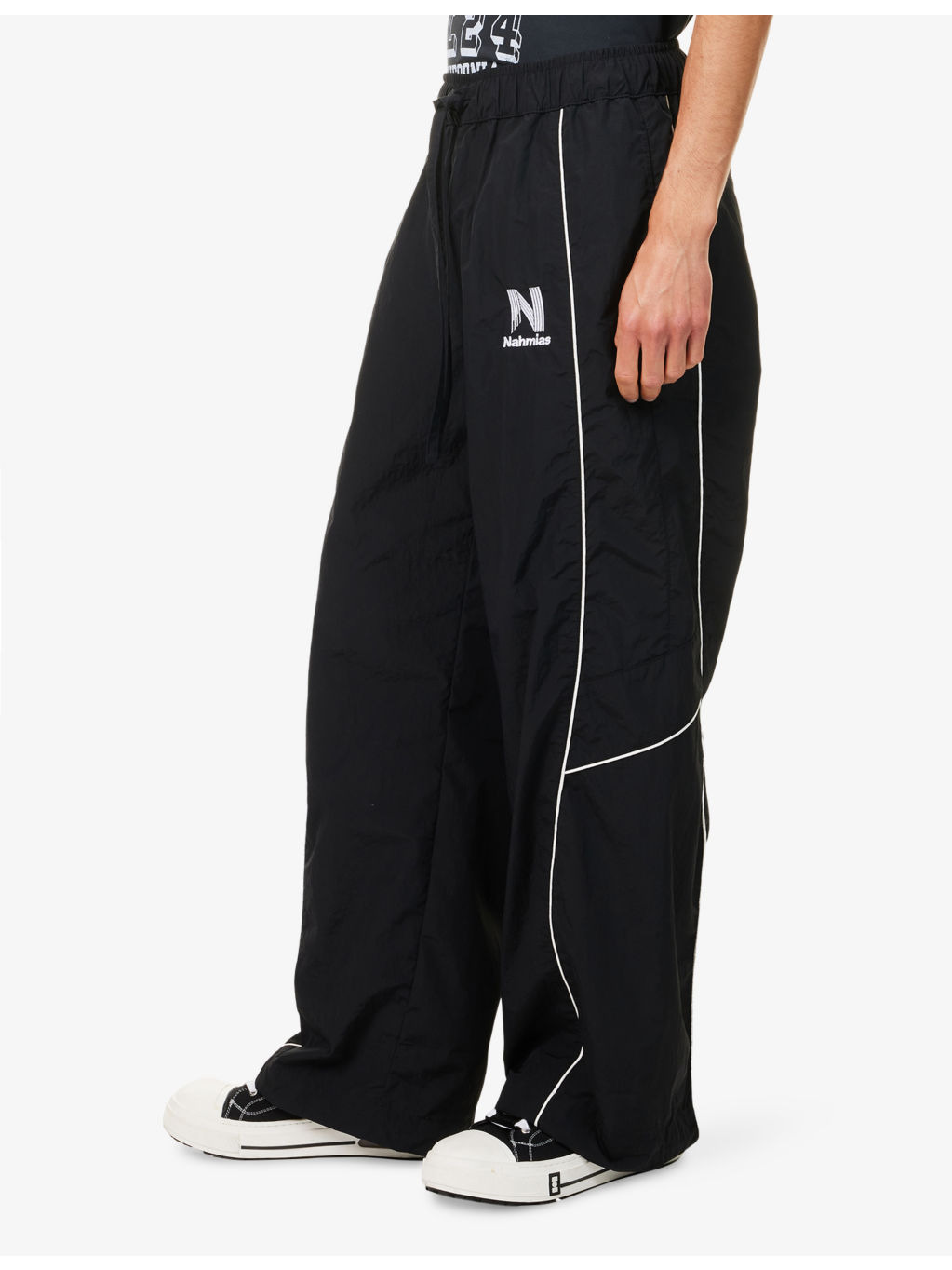 Warm Up Baggy-Fit Cotton-Blend Bottoms - 3
