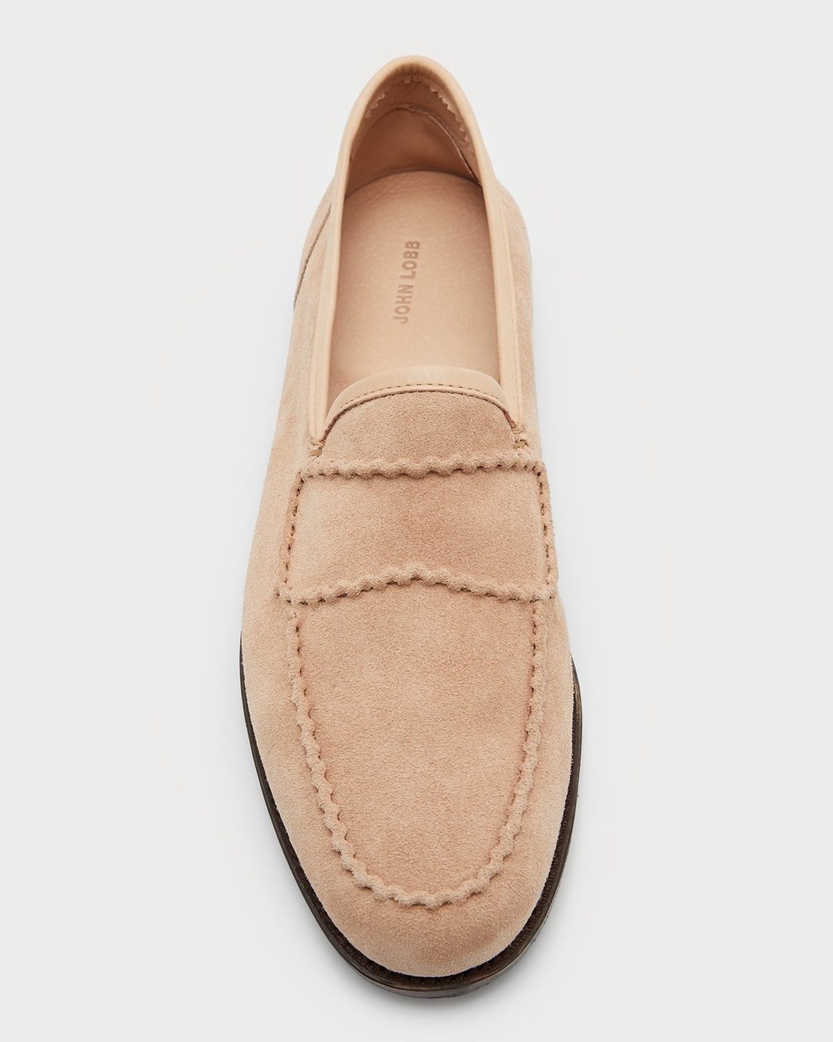 Men's Bath Suede Penny Loafers - 6