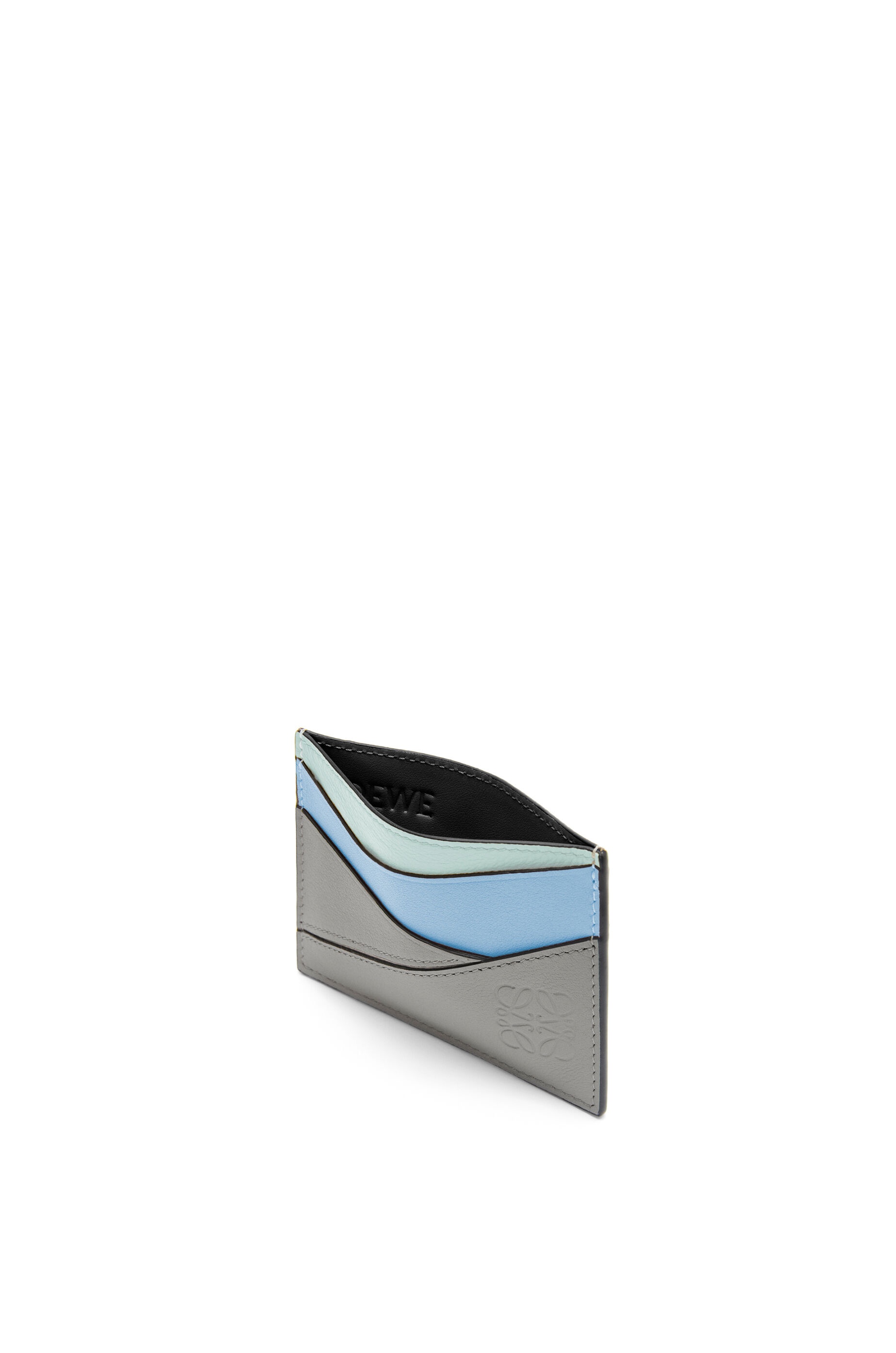 Puzzle plain cardholder in classic calfskin - 2