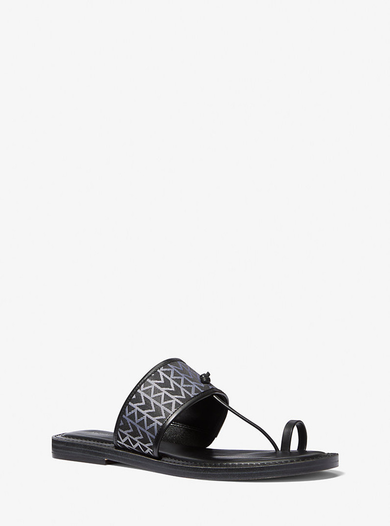 Ashtin MK2000 Logo Jacquard Sandal 1