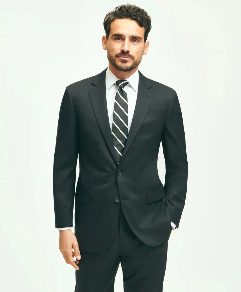 Traditional Fit Wool 1818 Suit - 1
