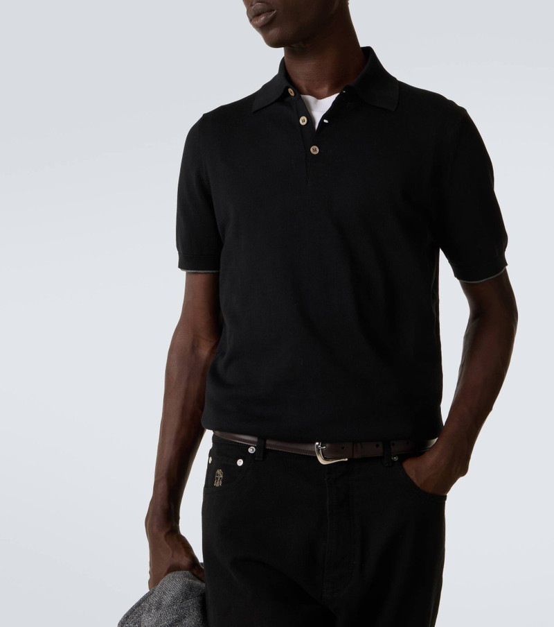 Cotton piqué polo shirt 5