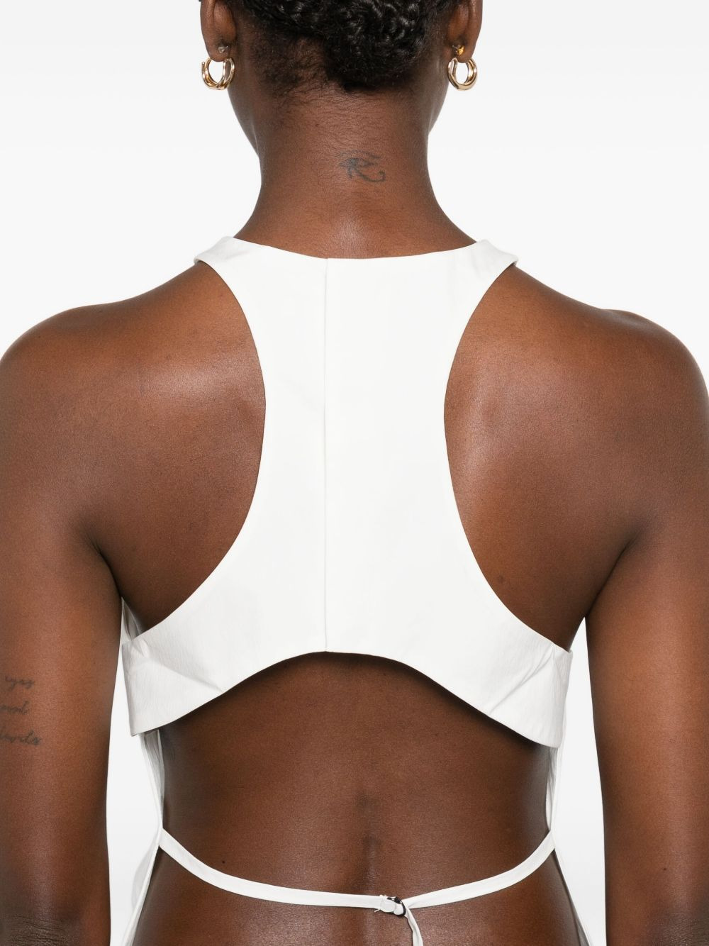racerback crew-neck top - 5