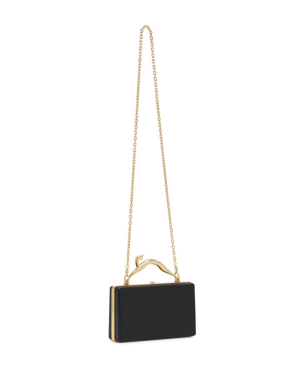 Cat-handle clutch bag - 4