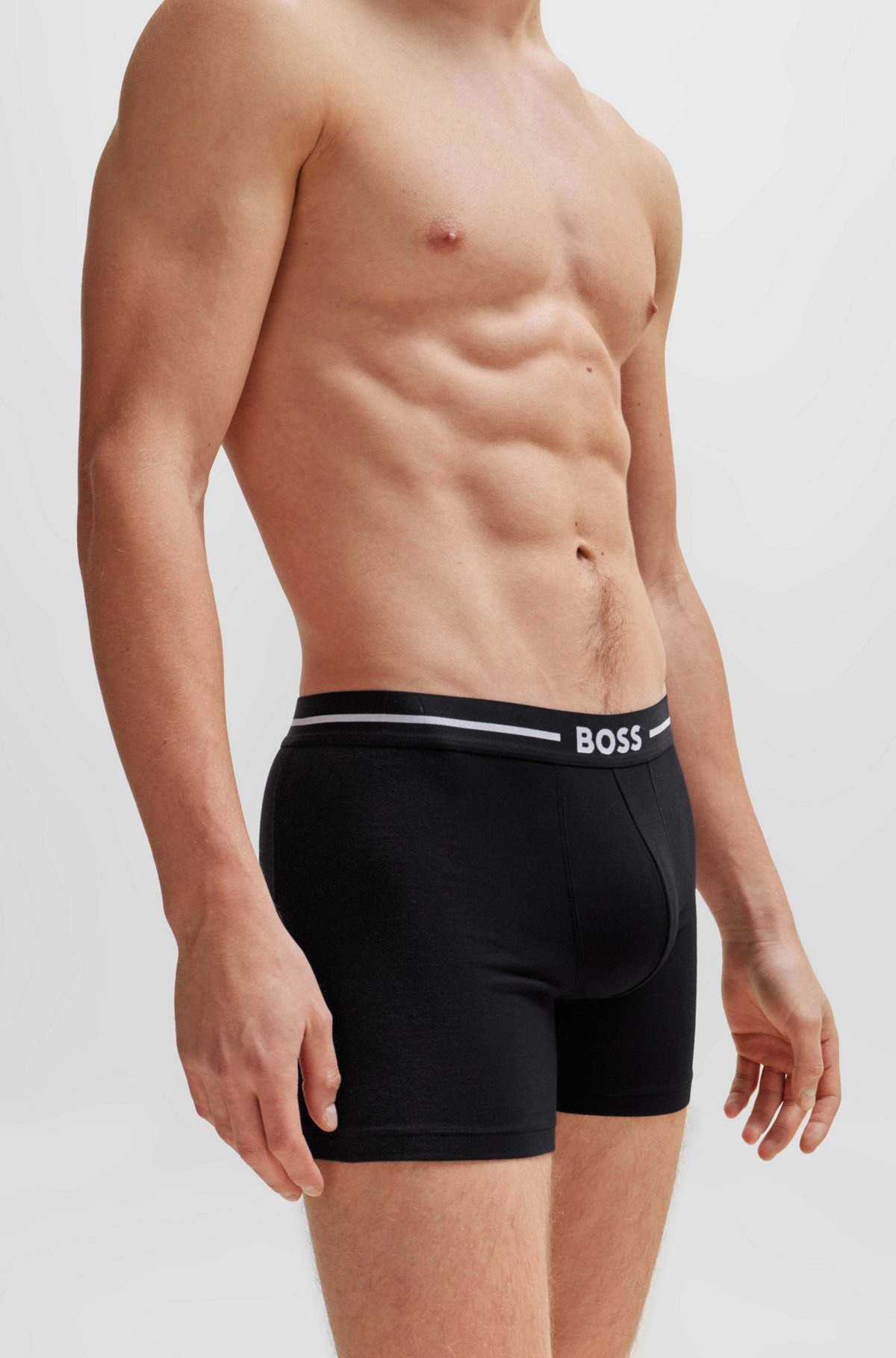 THREE-PACK OF BOXER BRIEFS IN STRETCH COTTON - 5