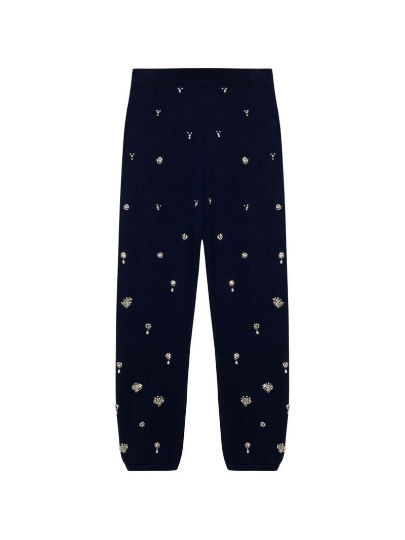 Kandace crystal-embellished trousers 1