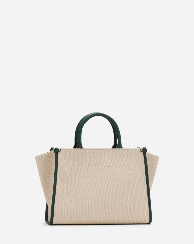 EMBROIDERED CANVAS IN&OUT BAG SM - 4