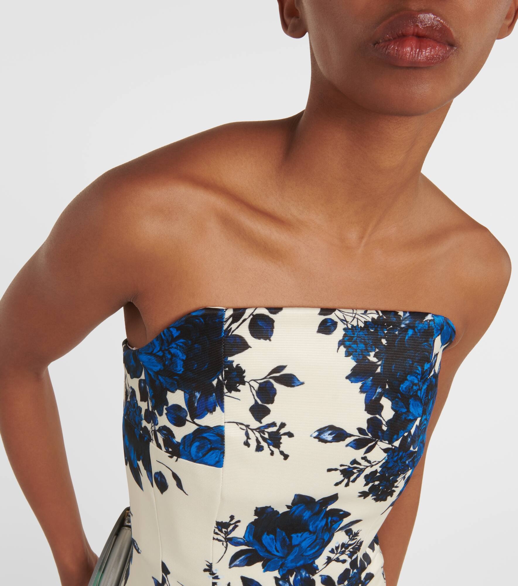 Yulie floral taffeta midi dress - 4