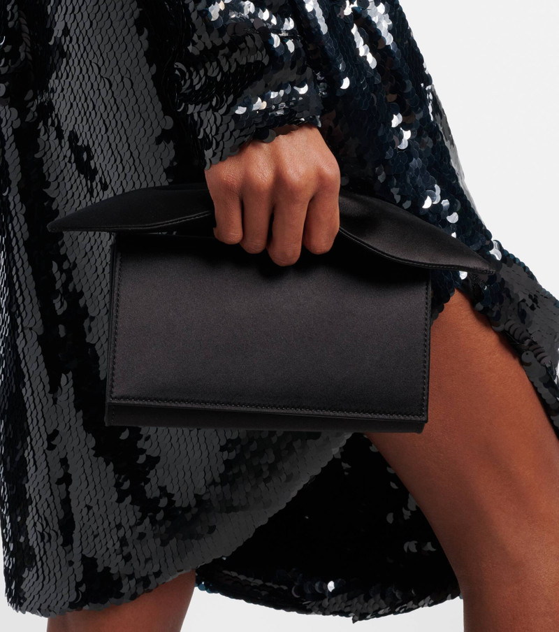 Bow Tie Mini satin clutch 2