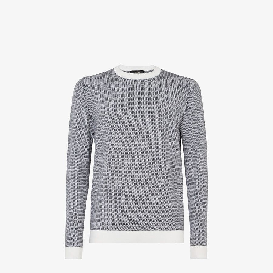 Gray viscose jumper - 1