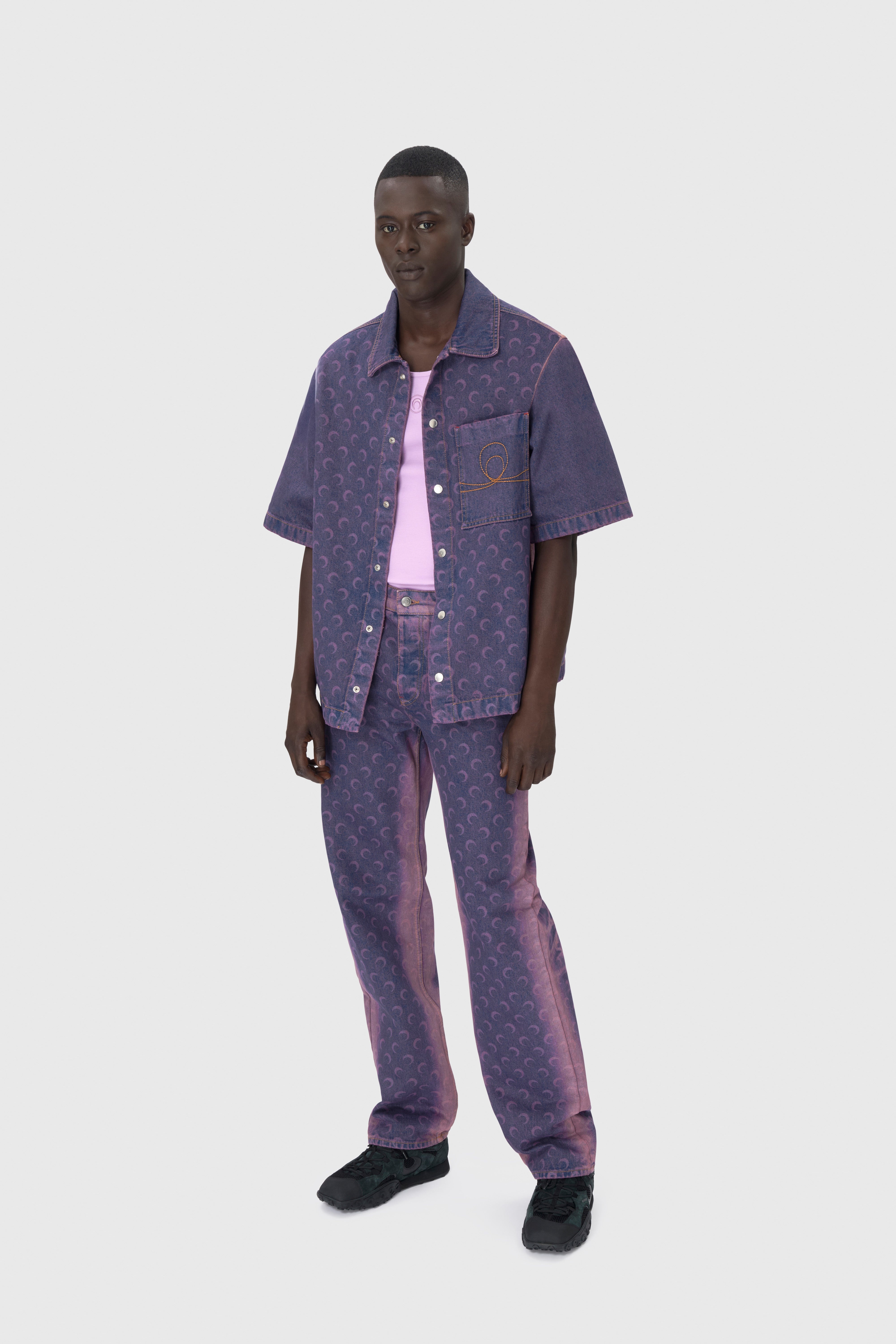 Moon Laser Denim Workwear Shirt - 2