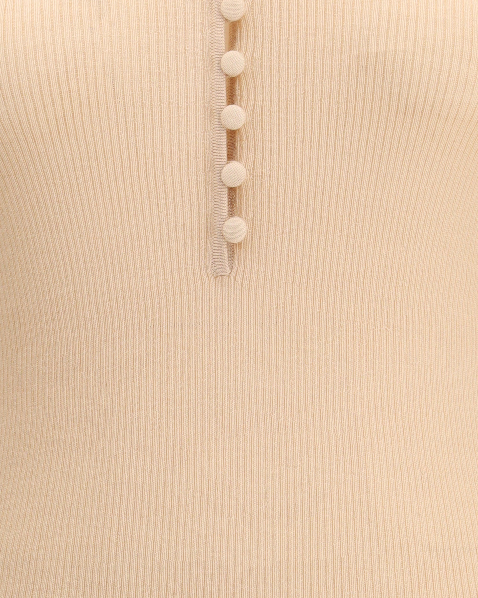 Merino Wool Henley Sweater - 3