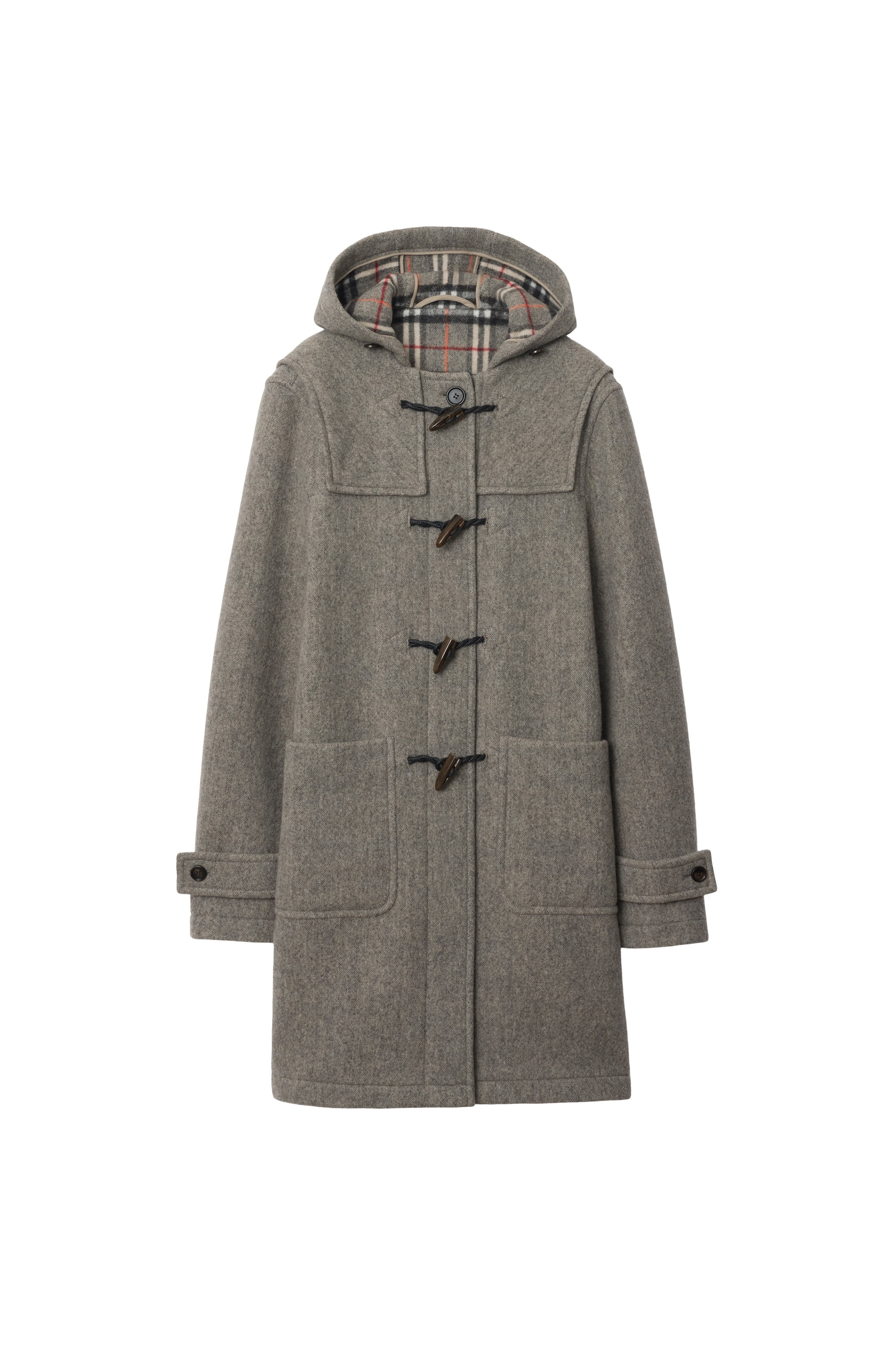 burberry Wool Duffle Coat in Limestone at Nordstrom - 2