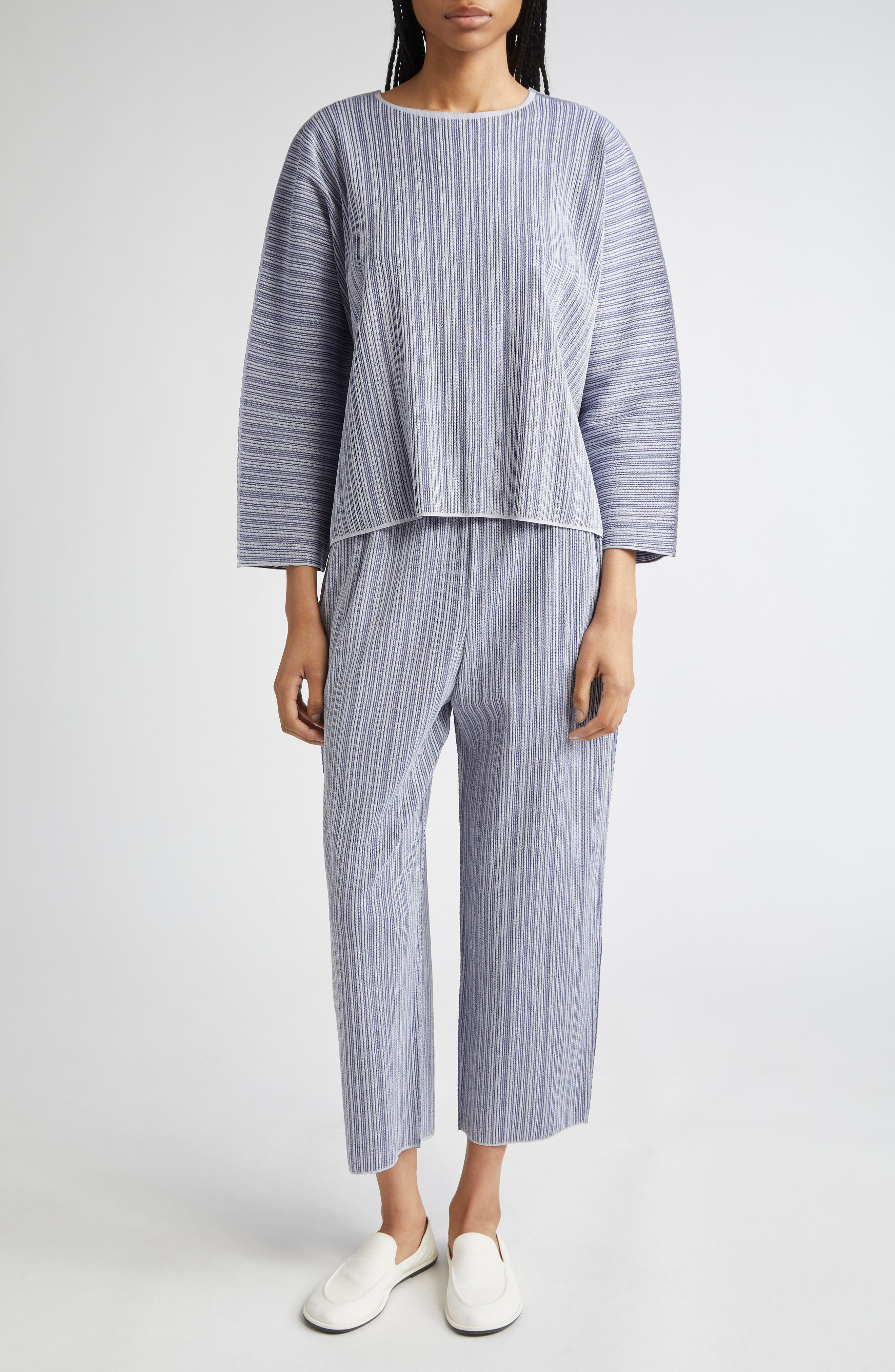 Pleats Please Issey Miyake A-POC Pleated Top in Blue at Nordstrom - 2