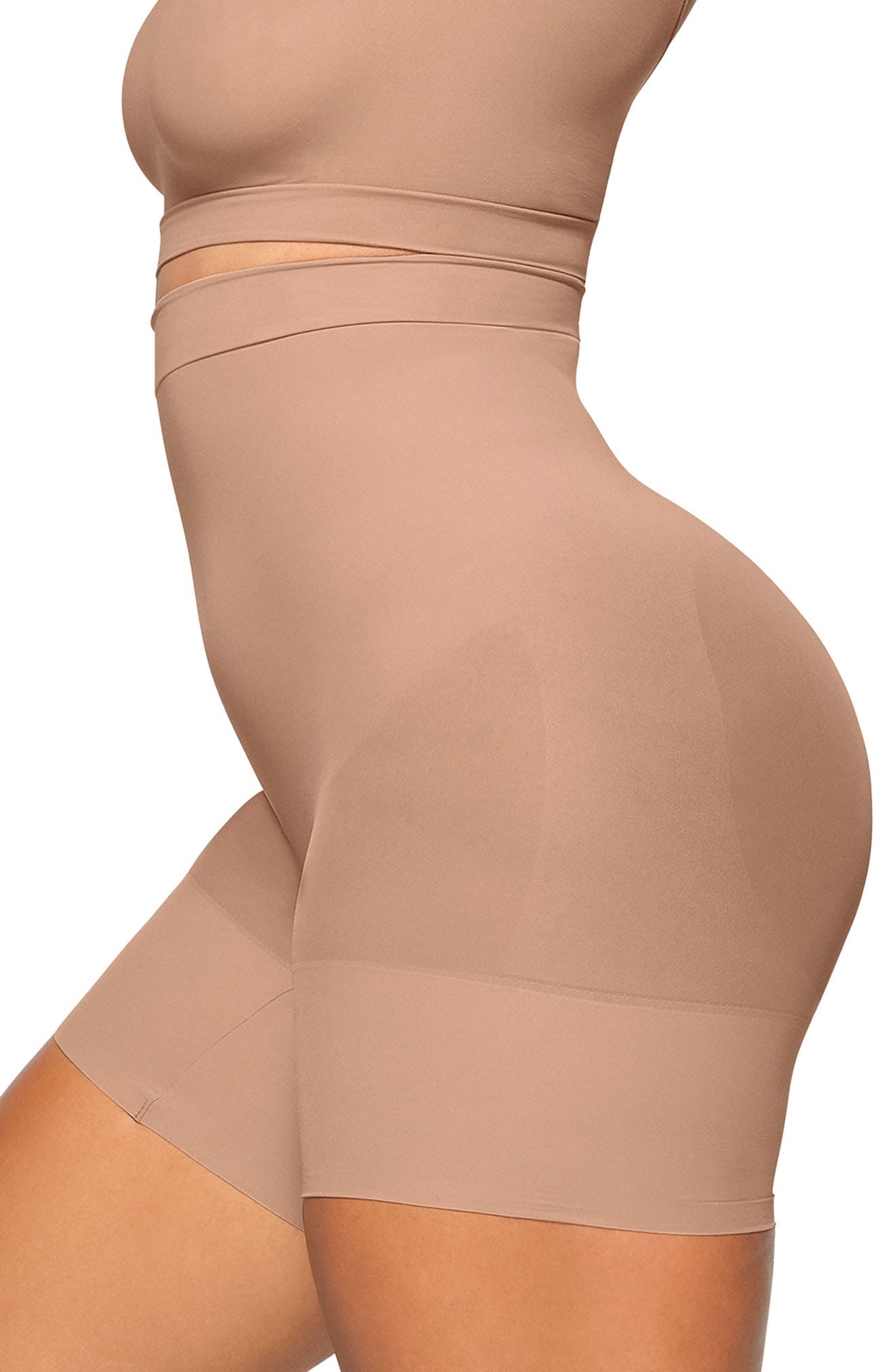 SKIMS Everyday Sculpt Mid Thigh Shorts in Sienna at Nordstrom - 3