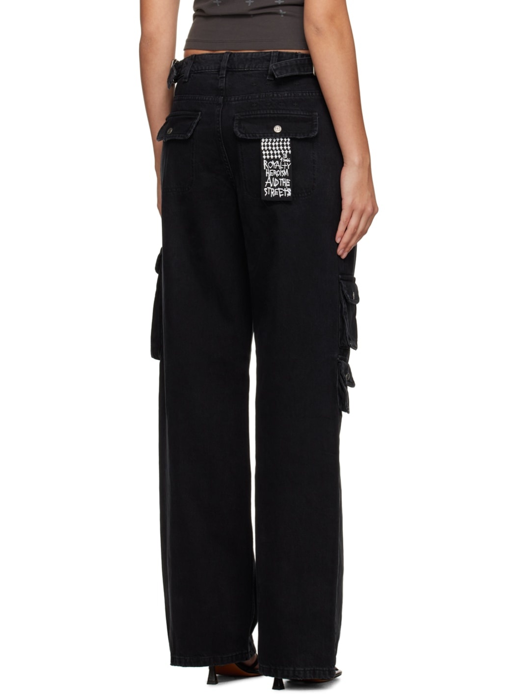Black Low Rider Jeans - 3